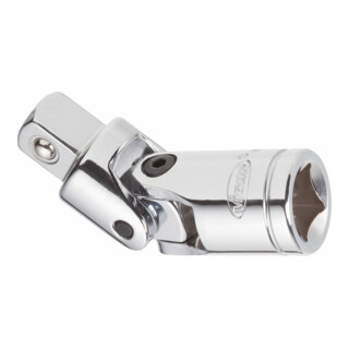 VIGOR Innenvierkant Antrieb 12,5 = 1/2 Zoll Außenvierkant Antrieb 12,5 = 1/2 Zoll Universalgelenk V2575N ∙ Vierkant hohl 12,5 mm (1/2 Zoll) ∙ Vierkant massiv 12,5 mm (1/2 Zoll) ∙ Gesamtlänge: 75 mm