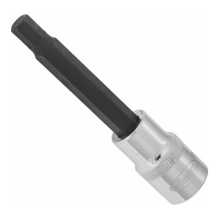 VIGOR Innenvierkant Antrieb 12,5 = 1/2 Zoll Innensechskant Schraubendreher-Einsatz Innensechskant-Profil V2075 Vierkant hohl 12,5 mm (1/2 Zoll) Innen-Sechskant Profil 8 Gesamtlänge: 100 mm