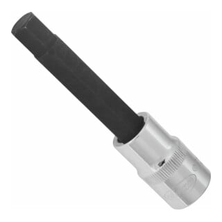 VIGOR Innenvierkant Antrieb 12,5 = 1/2 Zoll Innensechskant Schraubendreher-Einsatz Innensechskant-Profil V2077 Vierkant hohl 12,5 mm (1/2 Zoll) Innen-Sechskant Profil 11 Gesamtlänge: 100 mm
