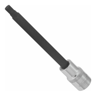VIGOR Innenvierkant Antrieb 12,5 = 1/2 Zoll Innensechskant Schraubendreher-Einsatz Innensechskant-Profil V2082 Vierkant hohl 12,5 mm (1/2 Zoll) Innen-Sechskant Profil 7 Gesamtlänge: 140 mm