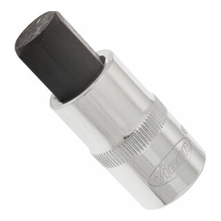 VIGOR Innenvierkant Antrieb 12,5 = 1/2 Zoll Innensechskant Schraubendreher-Einsatz Innensechskant-Profil V2107 Vierkant hohl 12,5 mm (1/2 Zoll) Innen-Sechskant Profil 14 Gesamtlänge: 55 mm