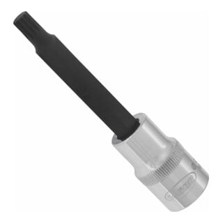 VIGOR Innenvierkant Antrieb 12,5 = 1/2 Zoll Innenvielzahn Schraubendreher-Einsatz (XZN) Innenvielzahn-Profil (XZN) V2067 Vierkant hohl 12,5 mm (1/2 Zoll) Innen Vielzahn Profil XZN M 8 Gesamtlänge: 100 mm