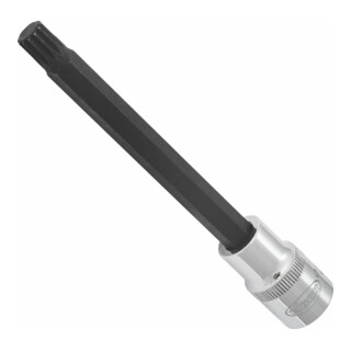 VIGOR Innenvierkant Antrieb 12,5 = 1/2 Zoll Innenvielzahn Schraubendreher-Einsatz (XZN) Innenvielzahn-Profil (XZN) V2128 Vierkant hohl 12,5 mm (1/2 Zoll) Innen Vielzahn Profil XZN M 10 Gesamtlänge: 140 mm
