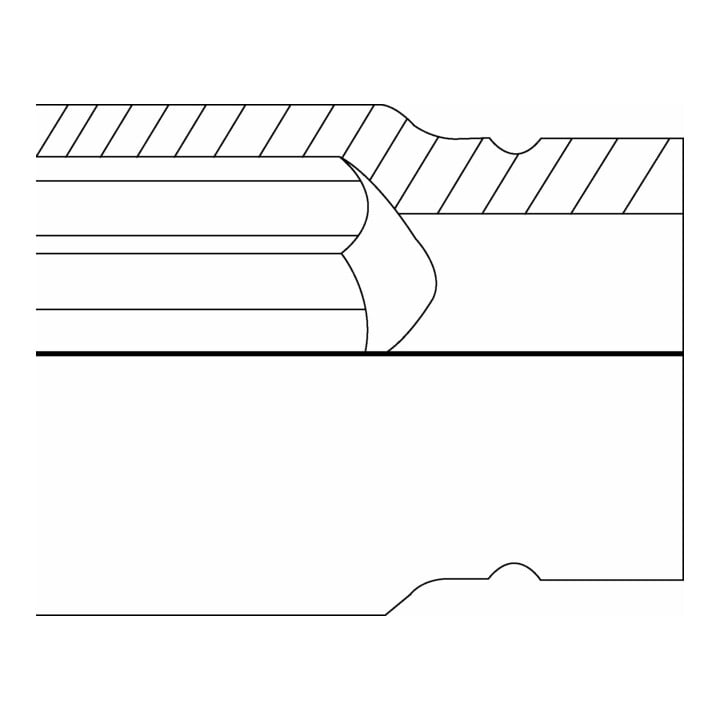 VIGOR Innenvierkant Antrieb 12,5 = 1/2 Zoll Kraft-Steckschlüssel-Einsatz, kurz, (Doppel-6kt.) V4477 Vierkant hohl 12,5 mm (1/2 Zoll) Außen-Sechskant Profil 32 Gesamtlänge: 50 mm