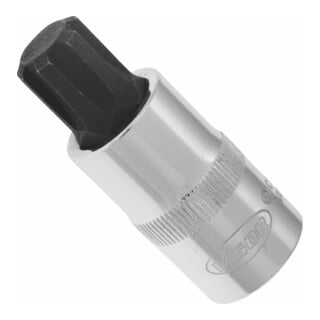 VIGOR Innenvierkant Antrieb 12,5 = 1/2 Zoll RIBE Schraubendreher-Einsatz Innenkeil-Profil (Ribe-CV) V2210 Vierkant hohl 12,5 mm (1/2 Zoll) Innen Keilprofil Ribe-CV M 14 Gesamtlänge: 55 mm