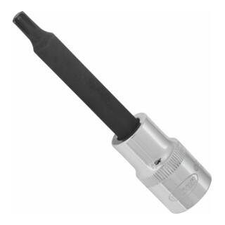 VIGOR Innenvierkant Antrieb 12,5 = 1/2 Zoll RIBE Schraubendreher-Einsatz Innenkeil-Profil (Ribe-CV) V2212 Vierkant hohl 12,5 mm (1/2 Zoll) Innen Keilprofil Ribe-CV M 6 Gesamtlänge: 100 mm