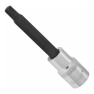 VIGOR Innenvierkant Antrieb 12,5 = 1/2 Zoll RIBE Schraubendreher-Einsatz Innenkeil-Profil (Ribe-CV) V2214 Vierkant hohl 12,5 mm (1/2 Zoll) Innen Keilprofil Ribe-CV M 8 Gesamtlänge: 100 mm