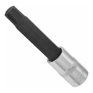 VIGOR Innenvierkant Antrieb 12,5 = 1/2 Zoll RIBE Schraubendreher-Einsatz Innenkeil-Profil (Ribe-CV) V2218 Vierkant hohl 12,5 mm (1/2 Zoll) Innen Keilprofil Ribe-CV M 13 Gesamtlänge: 100 mm