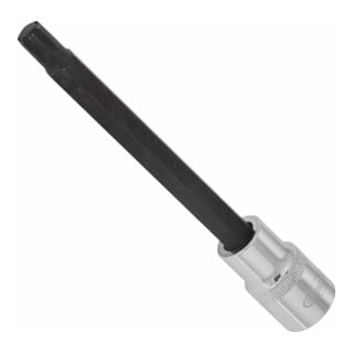 VIGOR Innenvierkant Antrieb 12,5 = 1/2 Zoll RIBE Schraubendreher-Einsatz Innenkeil-Profil (Ribe-CV) V2221 Vierkant hohl 12,5 mm (1/2 Zoll) Innen Keilprofil Ribe-CV M 9 Gesamtlänge: 140 mm