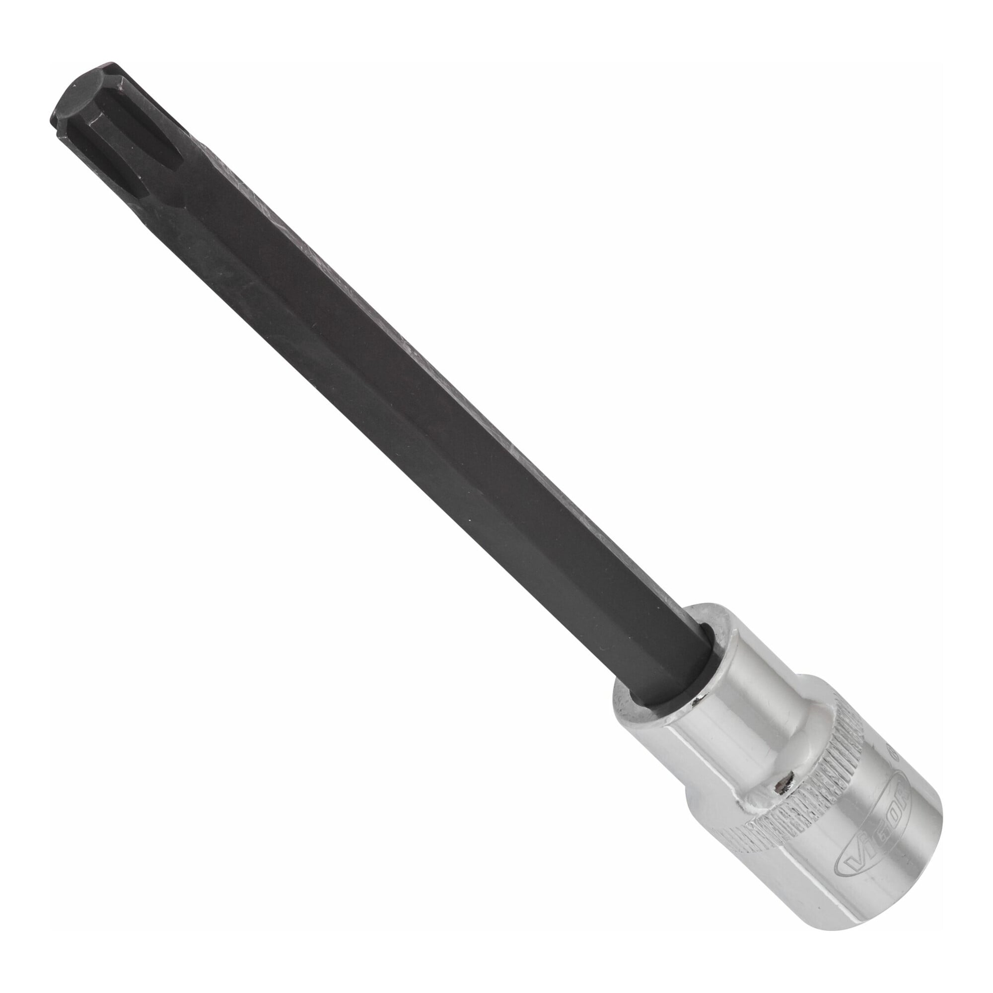 VIGOR Innenvierkant Antrieb 12,5 = 1/2 Zoll RIBE Schraubendreher-Einsatz Innenkeil-Profil (Ribe-CV) V2223 Vierkant hohl 12,5 mm (1/2 Zoll) Innen Keilp