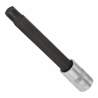 VIGOR Innenvierkant Antrieb 12,5 = 1/2 Zoll RIBE Schraubendreher-Einsatz Innenkeil-Profil (Ribe-CV) V2225 Vierkant hohl 12,5 mm (1/2 Zoll) Innen Keilprofil Ribe-CV M 13 Gesamtlänge: 140 mm