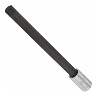 VIGOR Innenvierkant Antrieb 12,5 = 1/2 Zoll RIBE Schraubendreher-Einsatz Innenkeil-Profil (Ribe-CV) V2233 Vierkant hohl 12,5 mm (1/2 Zoll) Innen Keilprofil Ribe-CV M 14 Gesamtlänge: 200 mm