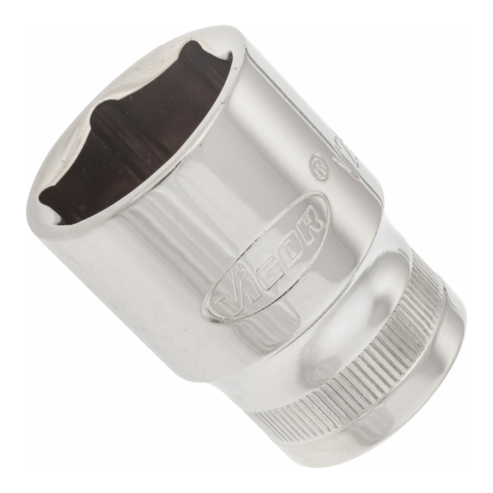 VIGOR Innenvierkant Antrieb 12,5 = 1/2 Zoll Steckschlüssel-Einsatz Außensechskant-Profil V2567N ∙ Vierkant hohl 12,5 mm (1/2 Zoll) ∙ Außen-Sechskant P