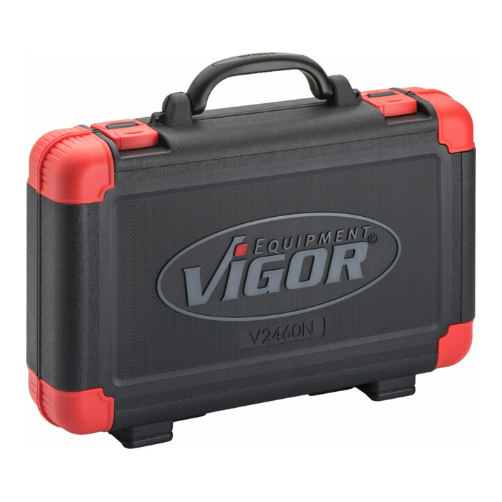 VIGOR Innenvierkant Antrieb 12,5 = 1/2 Zoll Steckschlüssel-Satz V2460N ∙ Vierkant hohl 12,5 mm (1/2 Zoll) ∙ Vierkant massiv 12,5 mm (1/2 Zoll) ∙ - ∙ Anzahl Werkzeuge: 25