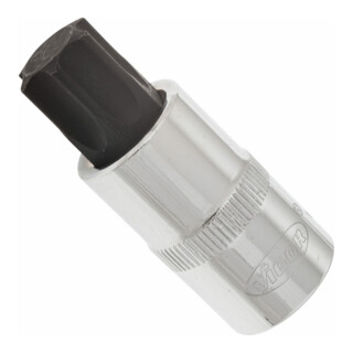 VIGOR Innenvierkant Antrieb 12,5 = 1/2 Zoll TX Schraubendreher-Einsatz Innen TX Profil V2160 Vierkant hohl 12,5 mm (1/2 Zoll) Innen TX Profil T 70 Gesamtlänge: 55 mm