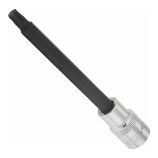 VIGOR Innenvierkant Antrieb 12,5 = 1/2 Zoll TX Schraubendreher-Einsatz Innen TX Profil V2174 Vierkant hohl 12,5 mm (1/2 Zoll) Innen TX Profil T 45 Gesamtlänge: 140 mm