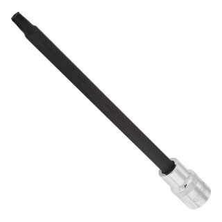 VIGOR Innenvierkant Antrieb 12,5 = 1/2 Zoll TX Schraubendreher-Einsatz Innen TX Profil V2180 Vierkant hohl 12,5 mm (1/2 Zoll) Innen TX Profil T 45 Gesamtlänge: 200 mm
