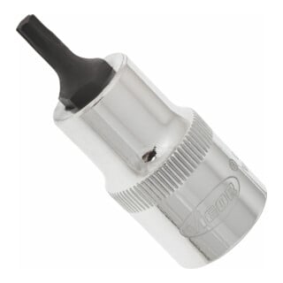 VIGOR Innenvierkant Antrieb 12,5 = 1/2 Zoll TX Schraubendreher-Einsatz Innen TX Profil V2152 Vierkant hohl 12,5 mm (1/2 Zoll) Innen TX Profil T 25 Gesamtlänge: 55 mm