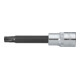 VIGOR Innenvierkant Antrieb 12,5 = 1/2 Zoll TX Schraubendreher-Einsatz Innen TX Profil V2161 Vierkant hohl 12,5 mm (1/2 Zoll) Innen TX Profil T 20 Gesamtlänge: 100 mm