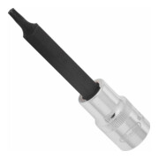 VIGOR Innenvierkant Antrieb 12,5 = 1/2 Zoll TX Schraubendreher-Einsatz Innen TX Profil V2162 Vierkant hohl 12,5 mm (1/2 Zoll) Innen TX Profil T 25 Gesamtlänge: 100 mm
