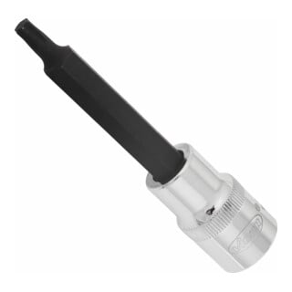 VIGOR Innenvierkant Antrieb 12,5 = 1/2 Zoll TX Schraubendreher-Einsatz Innen TX Profil V2165 Vierkant hohl 12,5 mm (1/2 Zoll) Innen TX Profil T 30 Gesamtlänge: 100 mm