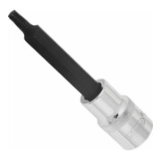 VIGOR Innenvierkant Antrieb 12,5 = 1/2 Zoll TX Schraubendreher-Einsatz Innen TX Profil V2165 Vierkant hohl 12,5 mm (1/2 Zoll) Innen TX Profil T 30 Gesamtlänge: 100 mm