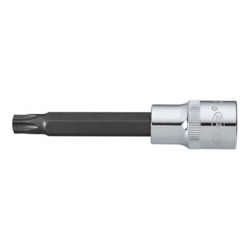 VIGOR Innenvierkant Antrieb 12,5 = 1/2 Zoll TX Schraubendreher-Einsatz Innen TX Profil V2165 Vierkant hohl 12,5 mm (1/2 Zoll) Innen TX Profil T 30 Gesamtlänge: 100 mm