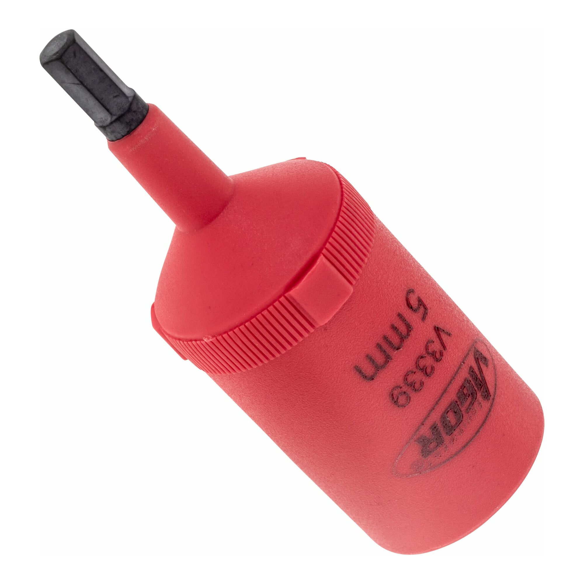 VIGOR Innenvierkant Antrieb 12,5 = 1/2 Zoll VDE-Schraubendreher-Einsatz Innensechskant-Profil V3339 Vierkant hohl 12,5 mm (1/2 Zoll) Innen-Sechskant P