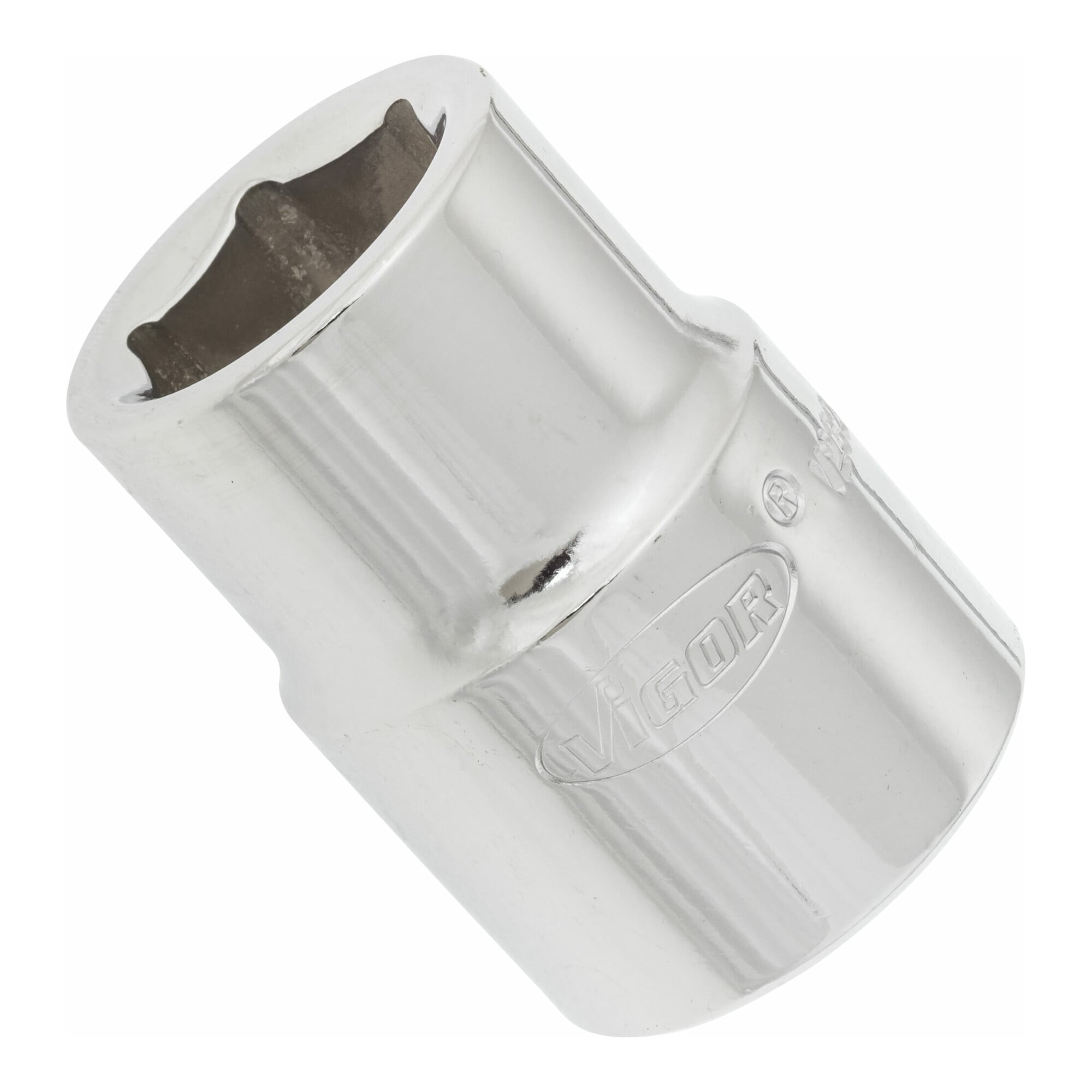 VIGOR Innenvierkant Antrieb 20 = 3/4 Zoll Steckschlüssel-Einsatz Innensechskant-Profil V2324N ∙ Vierkant hohl 20 mm (3/4 Zoll) ∙ Außen-Sechskant Profi