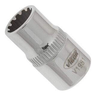 VIGOR 1/4" Multiprofil-Steckschlüssel-Einsatz Multiprofil