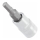 VIGOR Innenvierkant Antrieb 6,3 = 1/4 Zoll Schraubendreher-Einsatz Innensechskant-Profil V2432N ∙ Vierkant hohl 6,3 mm (1/4 Zoll) ∙ Innen-Sechskant Profil ∙ 5 ∙ Gesamtlänge: 38 mm