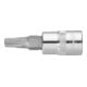 VIGOR Innenvierkant Antrieb 6,3 = 1/4 Zoll Schraubendreher-Einsatz Tamper-Resistant TORX® Profil V2596N ∙ Vierkant hohl 6,3 mm (1/4 Zoll) ∙ Tamper Resistant TORX® Profil ∙ T 9 H ∙ Gesamtlänge: 38 mm-3