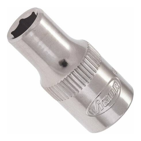 VIGOR Innenvierkant Antrieb 1/4 Zoll Steckschlüssel-Einsatz Außensechskant-Profil