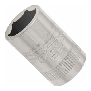 VIGOR Innenvierkant Antrieb 6,3 = 1/4 Zoll Steckschlüssel-Einsatz Außensechskant-Profil V2423N ∙ Vierkant hohl 6,3 mm (1/4 Zoll) ∙ Außen-Sechskant Profil ∙ 11 ∙ Gesamtlänge: 25 mm