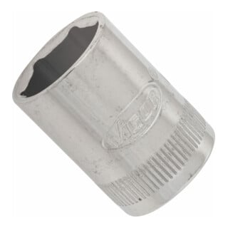 VIGOR Innenvierkant Antrieb 6,3 = 1/4 Zoll Steckschlüssel-Einsatz Außensechskant-Profil V2425N ∙ Vierkant hohl 6,3 mm (1/4 Zoll) ∙ Außen-Sechskant Profil ∙ 13 ∙ Gesamtlänge: 25 mm