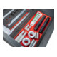 VIGOR Insert en mousse souple 2K, avec compartiment vide V5009