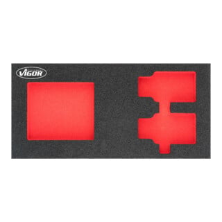 VIGOR Insert en mousse souple, vide V4908-L
