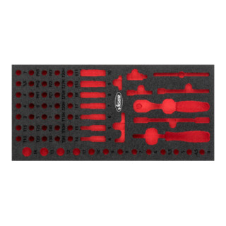 VIGOR Insert en mousse souple, vide V4971-L