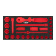 VIGOR Insert en mousse souple, vide V4975-L