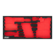 VIGOR Insert en mousse souple, vide V4989-L