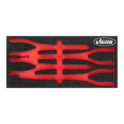 VIGOR Insert en mousse souple, vide V4995-L