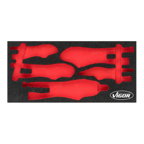 VIGOR Insert en mousse souple, vide V5004-L