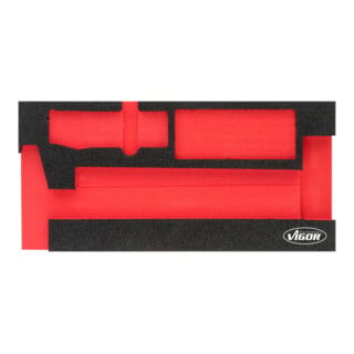 VIGOR Insert en mousse souple, vide V5006-L