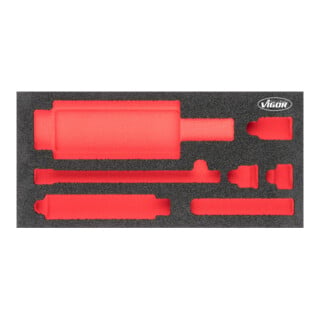 VIGOR Insert en mousse souple, vide V5058-L
