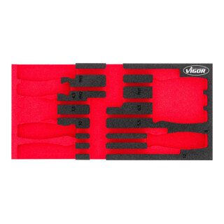 VIGOR Insert en mousse souple, vide V5068-L