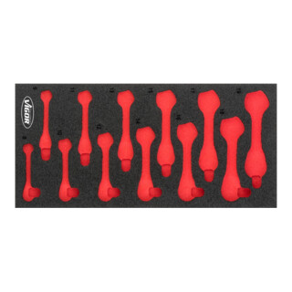 VIGOR Insert en mousse souple, vide V5075-L