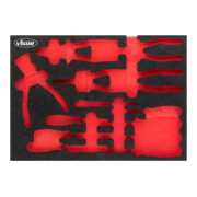 VIGOR Insert en mousse souple, vide V5087-L-1