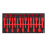 VIGOR Insert en mousse souple, vide V5097-L