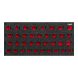 VIGOR Insert en mousse souple, vide V5099-L