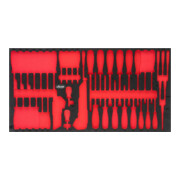 VIGOR Insert en mousse souple, vide V5170-L